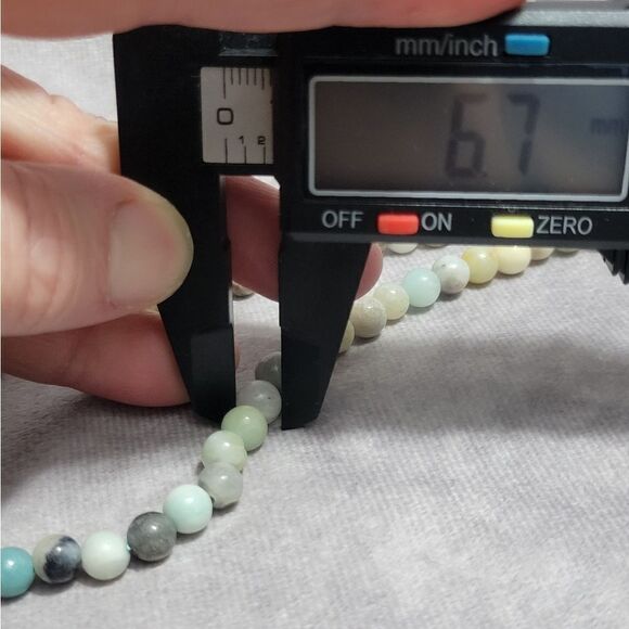 Multi Color Amazonite Beaded Tribal Necklace - Picture 6 of 14